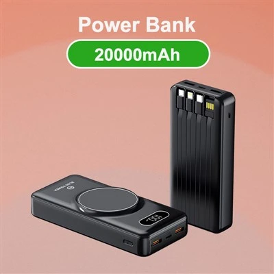 Бездротовий зарядний пристрій Power Bank 20000mAh для пригод у кемпінгу